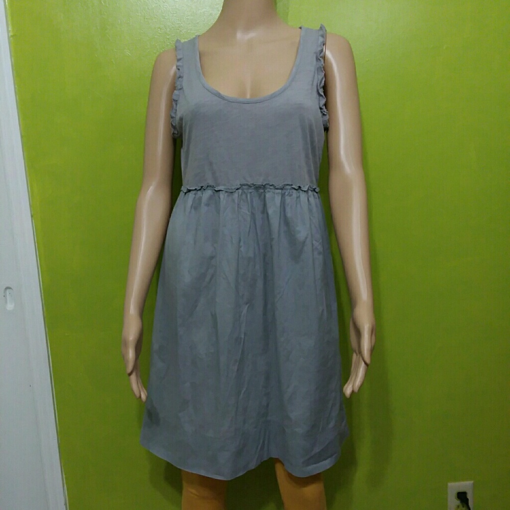 J Crew Jessie Cotton Tank Sleeve Dress Sz Medium